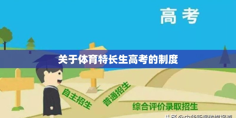 关于体育特长生高考的制度 关于体育特长生高考的制度