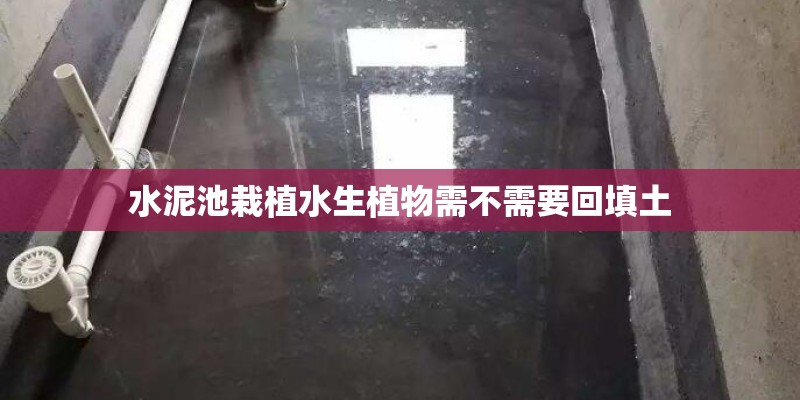 水泥池栽植水生植物需不需要回填土 水泥池栽植水生植物需不需要回填土