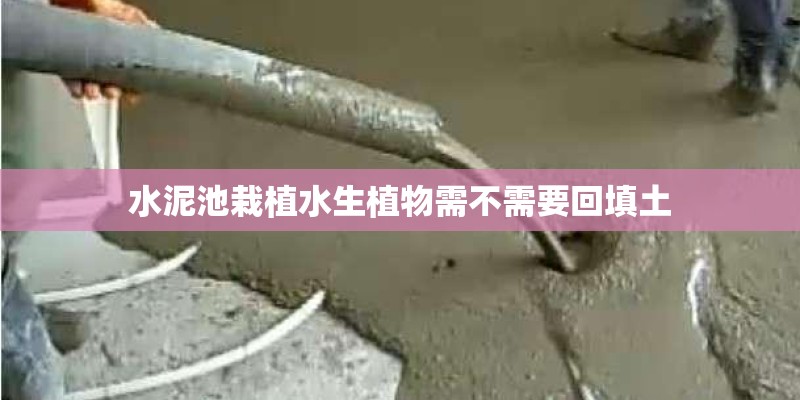水泥池栽植水生植物需不需要回填土 水泥池栽植水生植物需不需要回填土