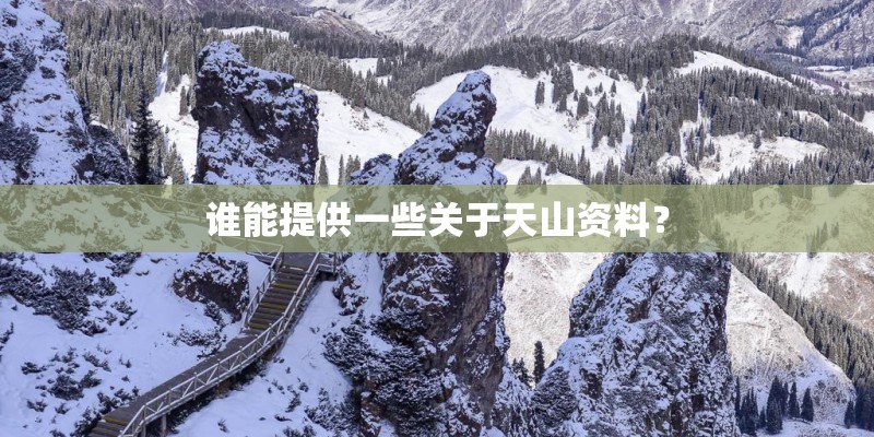 谁能提供一些关于天山资料? 谁能提供一些关于天山资料?