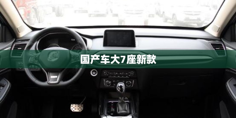 国产车大7座新款 国产车大7座新款